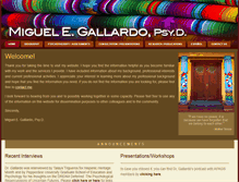 Tablet Screenshot of drgallardo.com